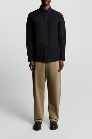 Camisa regular - Preto