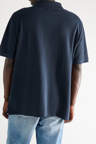 Polo regular - Azul-marinho
