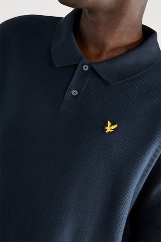 Polo regular - Azul-marinho