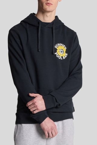 Sweat com capuz - Azul-marinho