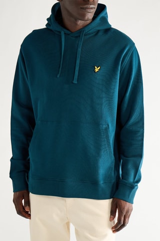 Sweat com capuz - Azul-pato