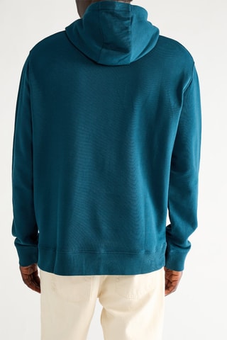 Sweat com capuz - Azul-pato