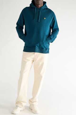 Sweat com capuz - Azul-pato