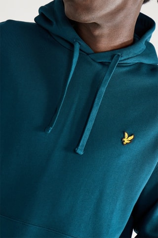 Sweat com capuz - Azul-pato