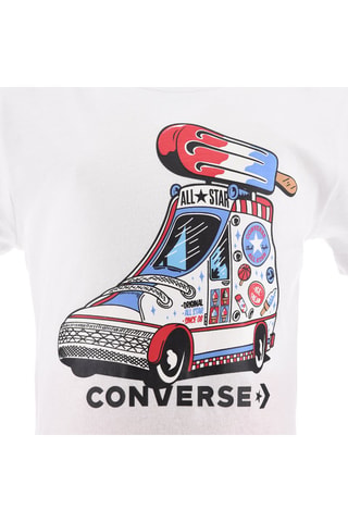 T-shirt e shorts - Bianco e rosso