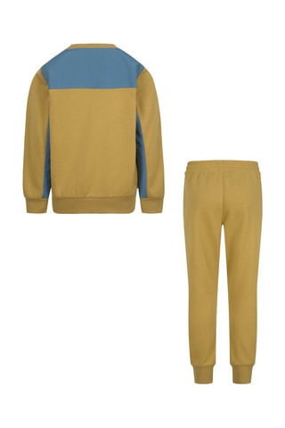 Felpa e pantaloni - Bianco, beige e grigio