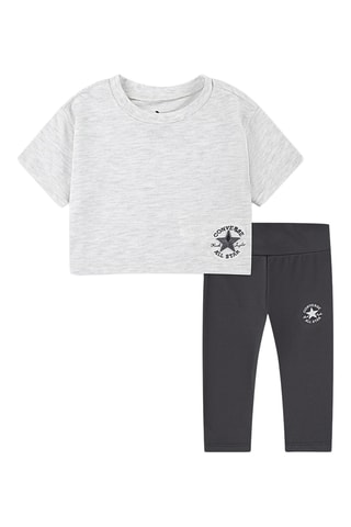 T-shirt et legging - Marrone