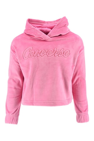 Felpa con cappuccio - Rosa