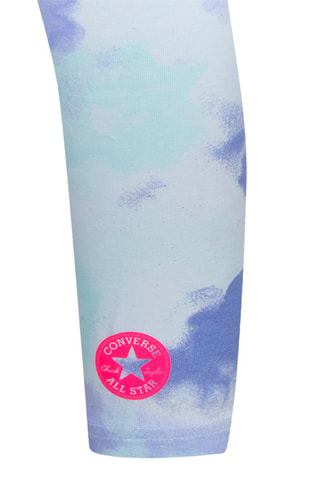 T-shirt e leggings - Blu e rosa