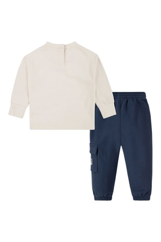 T-shirt e pantaloni - Bianco e blu