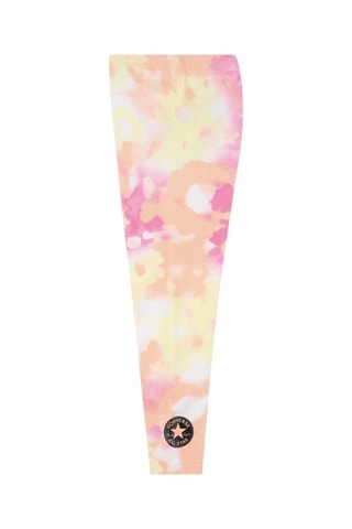 T-shirt e leggings - Bianco, giallo e rosa