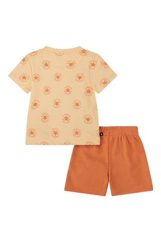 T-shirt e shorts - Arancione