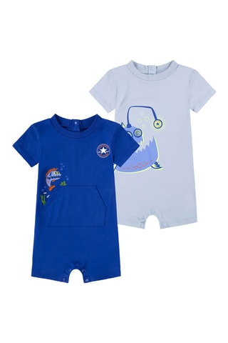 2 tute - Blu, verde e arancione
