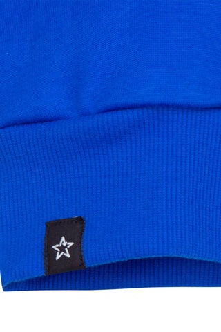 Felpa con cappuccio - Blu