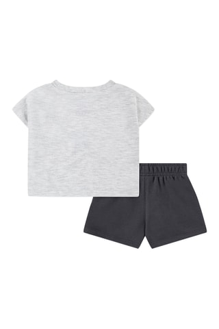 T-shirt e shorts - Marrone