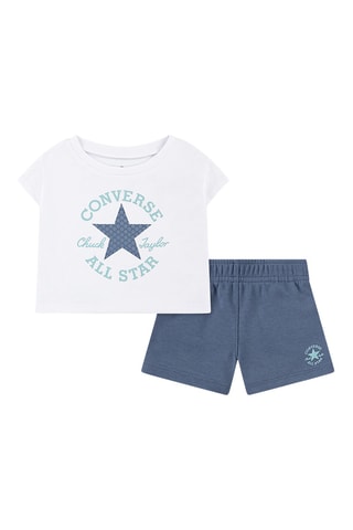 T-shirt e shorts - Blu