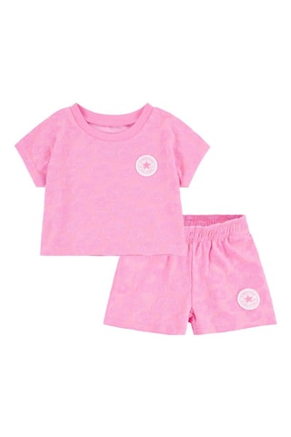 T-shirt e shorts - Rosa