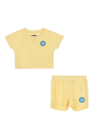 T-shirt e shorts - Giallo