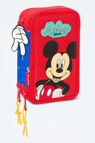 Trousse garnie Mickey Disney - 37 pièces - Rouge et bleu