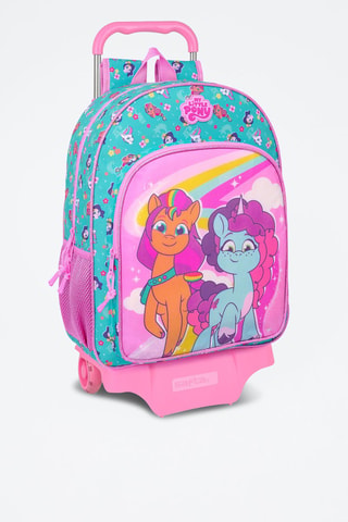 Sac à dos à roulettes My Little Pony - Bleu et rose