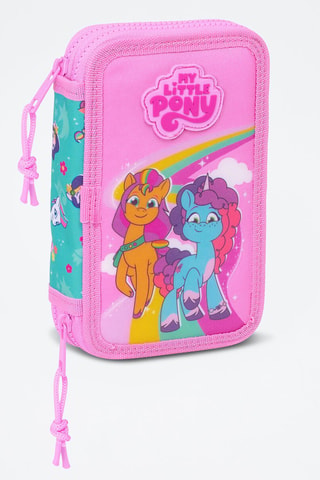 Trousse garnie My Little Pony - 28 pièces - Bleu et rose