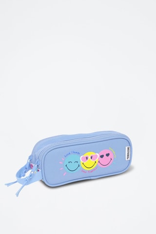 Trousse Smiley - Bleu