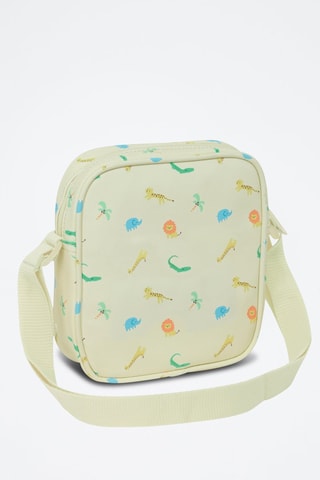 Sac bandoulière - Beige et bleu