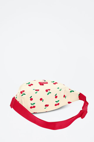 Sac banane - Blanc, beige, rouge et vert