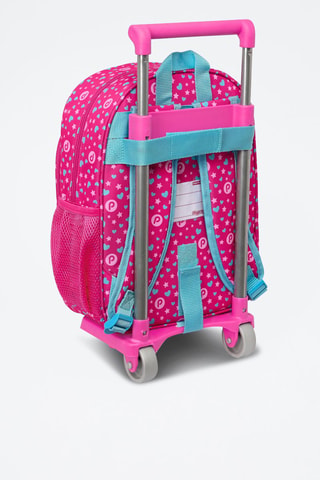 Sac à dos à roulettes Pinypon - Bleu et rose