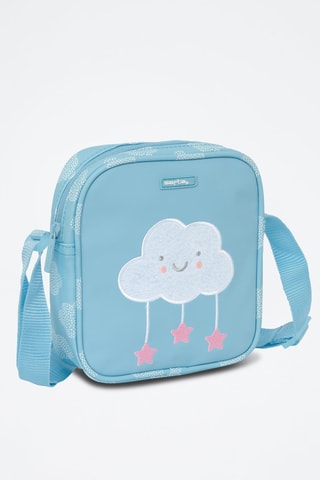 Sac bandoulière - Blanc et bleu