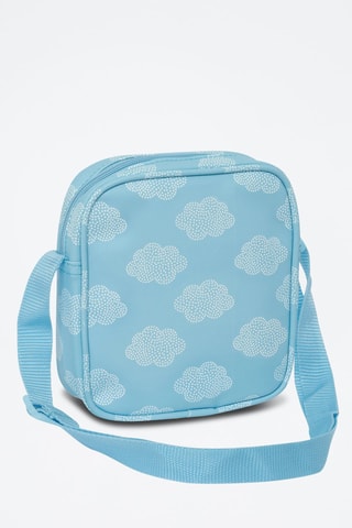 Sac bandoulière - Blanc et bleu