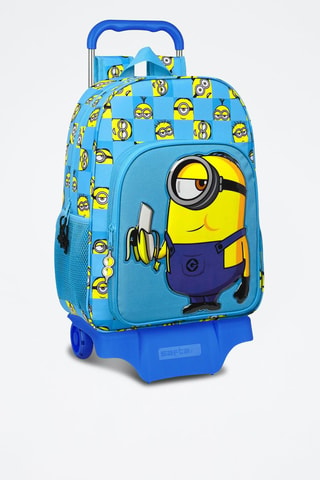 Sac à dos à roulettes Les Minions - Noir, bleu et jaune