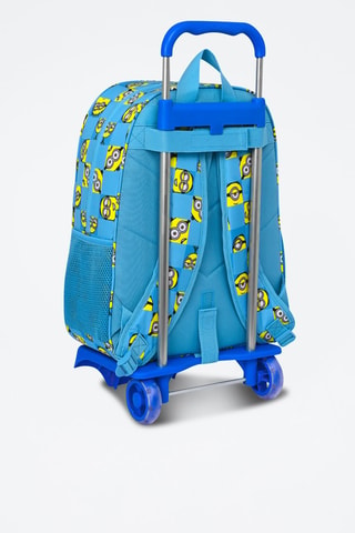 Sac à dos à roulettes Les Minions - Noir, bleu et jaune