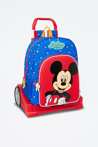 Sac à dos à roulettes Mickey Disney - Bleu