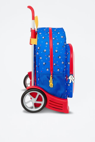 Sac à dos à roulettes Mickey Disney - Bleu