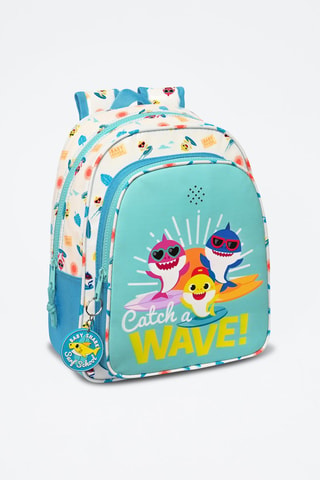 Sac à dos Baby Shark - Blanc et bleu
