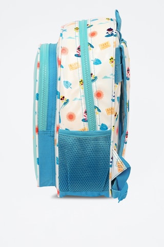 Sac à dos Baby Shark - Blanc et bleu