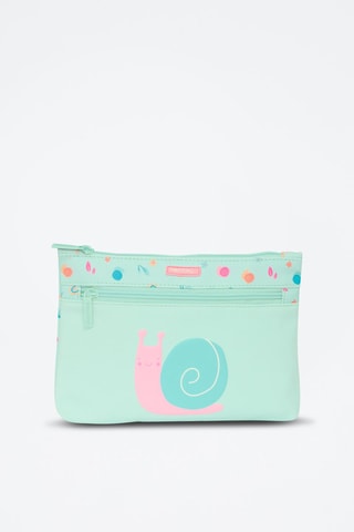 Trousse - Vert et rose