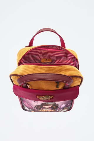 Sac à dos Santoro’s Curiosity - Beige, rouge, marron et violet