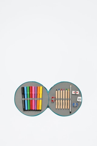 Trousse garnie Cocomelon - 18 pièces - Bleu et orange
