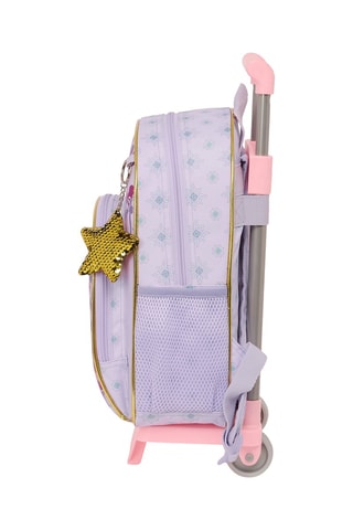 Sac à dos à roulettes Wish Asha et la Bonne Étoile Disney - Rose