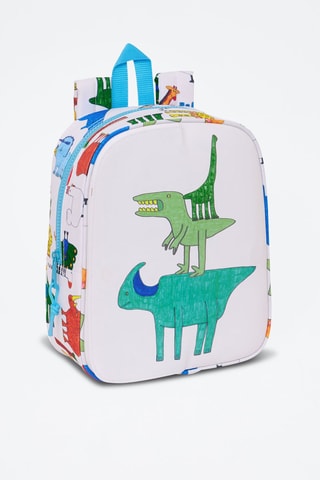 Sac à dos Algo de Jaime - Blanc et bleu
