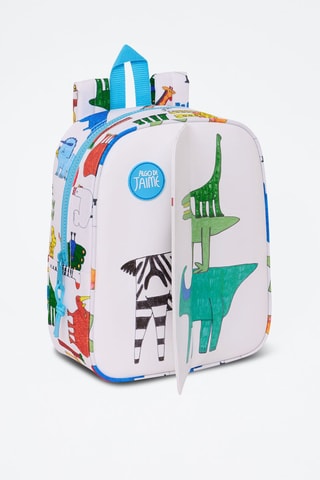 Sac à dos Algo de Jaime - Blanc et bleu