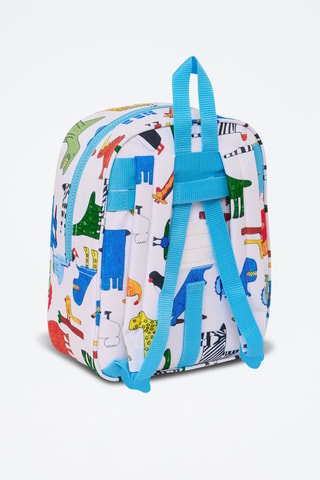 Sac à dos Algo de Jaime - Blanc et bleu