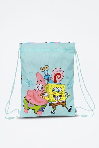 Sac à dos Bob l’éponge - Bleu, jaune et rose