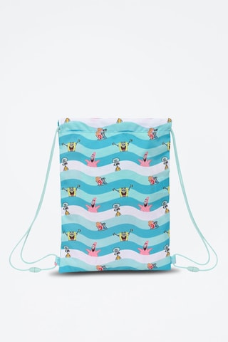 Sac à dos Bob l’éponge - Bleu, jaune et rose