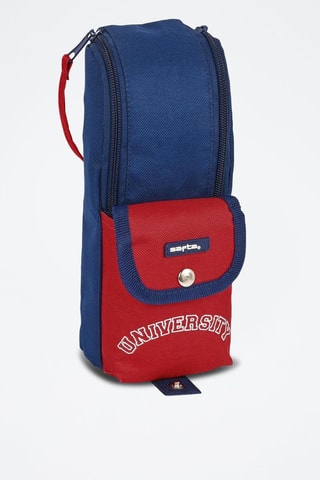Trousse - Rouge et bleu