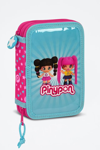 Trousse garnie Pinypon - 28 pièces - Bleu et rose