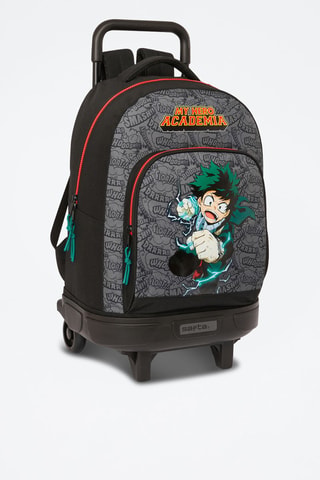 Sac à dos à roulettes Izuku Midoriya My Hero Academia - Noir