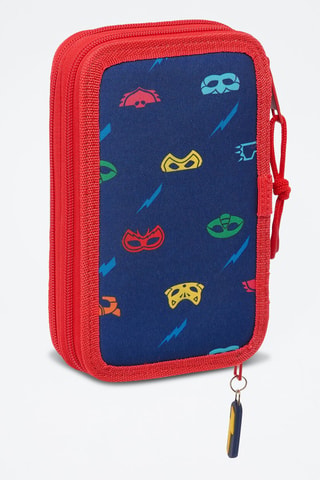 Trousse garnie Pyjamasques - 28 pièces - Rouge et bleu
